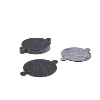 Akustický panel CIRCLES, 8-pack, Ø350x8 mm, svetlošedý/tmavošedý obrázok