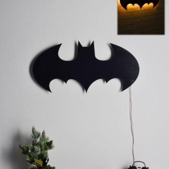 ASIR Dekorácia BATMAN s LED podsvietením žltá 50 cm obrázok