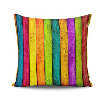 ASIR Dekoračný vankúš FAREBNÉ PRUHY 43 cm polyester-bavlna obrázok