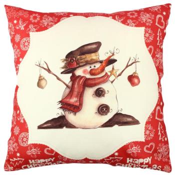 ASIR Dekoračný vankúš SNEHULIAK 43 cm polyester-bavlna obrázok