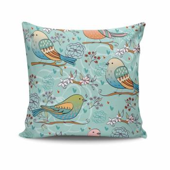 ASIR Dekoračný vankúš VTÁČIKY 43 cm polyester-bavlna obrázok