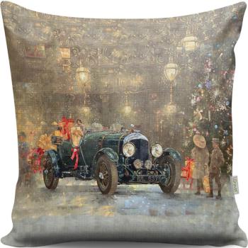 ASIR Dekoračný vankúšik AUTO S DARČEKMI 43 cm polyester-bavlna obrázok