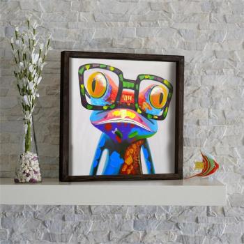 ASIR Dekoratívny obraz CHAMELEON 33 cm MDF obrázok
