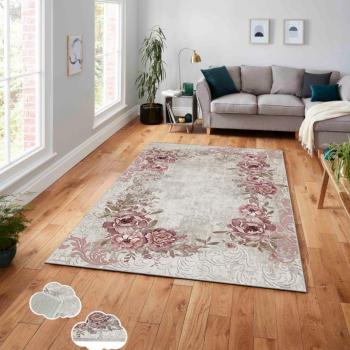 ASIR Koberec 160 x 230 PINK béžová, červená obrázok