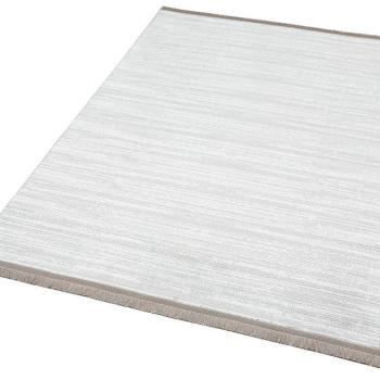 ASIR Koberec 200 x 290 PLAIN sivý, biely obrázok
