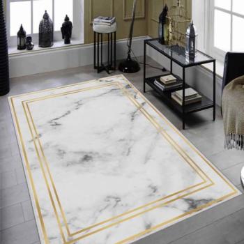 ASIR Koberec 50 x 80 GOLD FRAME biely obrázok