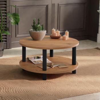 ASIR Konferenčný stolík ROBY atlantic pine black obrázok