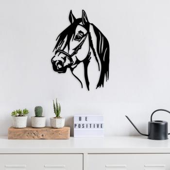ASIR Kovová dekorácia na stenu HLAVA KÔŇ 40 cm obrázok