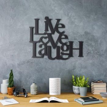 ASIR Kovová dekorácia na stenu LIVE LAUGH LOVE 40 cm obrázok