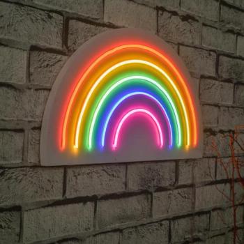 ASIR Nástenná dekorácia s LED podsvietením DUHA 50 cm obrázok