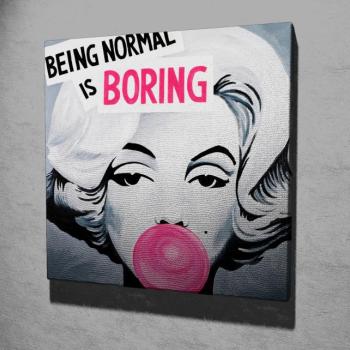 ASIR Obraz na plátne BORING 45 cm obrázok