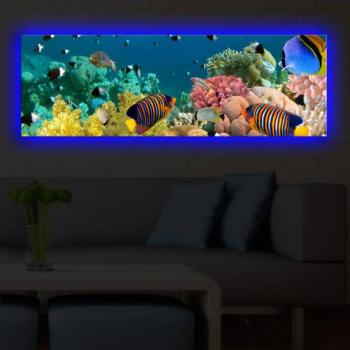 ASIR Obraz na plátne s LED podsvietením AKVARIUM 30 cm obrázok