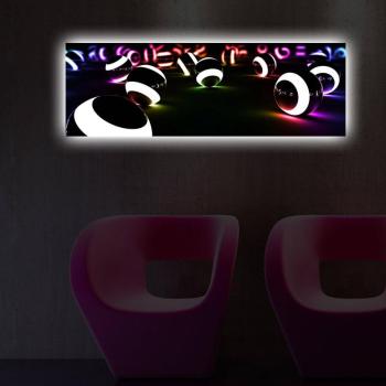 ASIR Obraz na plátne SVITIACE GULE 90 cm s LED podsvietením obrázok