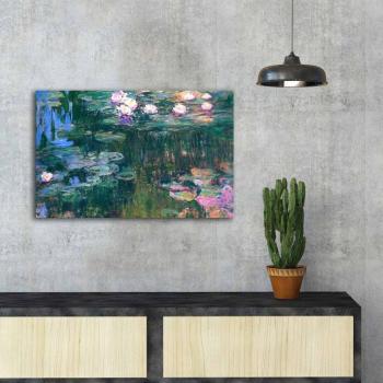 ASIR Reprodukcia obrazu na plátne VODNÉ LILIE C. MONET 45 cm obrázok
