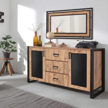 ASIR Skriňa ARCAS TONYA borovica atlantic black obrázok