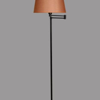 ASIR Stojacia lampa ALMINA čierna oranžová obrázok