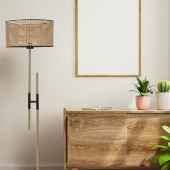 ASIR Stojacia lampa FELIX z prútia obrázok