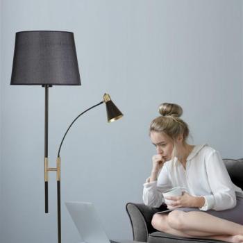 ASIR Stojacia lampa FORZA čierna obrázok
