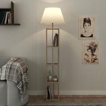 ASIR Stojacia lampa GIORNO dub sonoma, hnedá obrázok