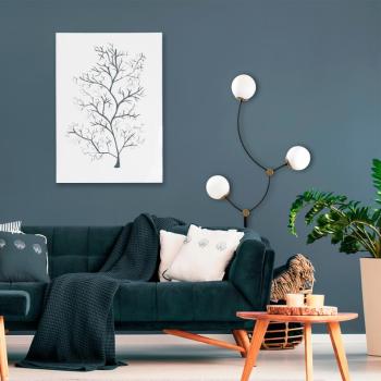ASIR Stojacia lampa KROMOZOM - 4001 čierna biela obrázok