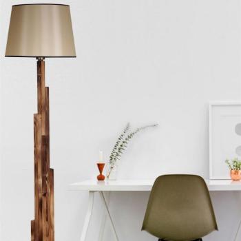 ASIR Stojacia lampa KULE hnedá obrázok