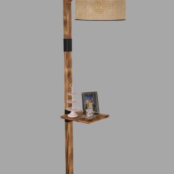 ASIR Stojacia lampa LIZA svetlohnedá obrázok