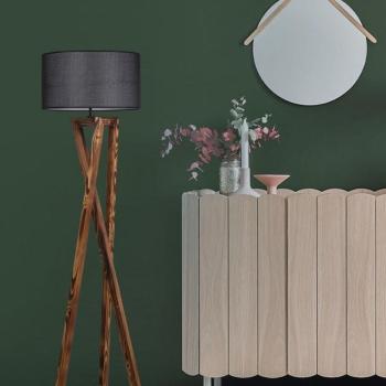 ASIR Stojacia lampa MACKA hnedá čierna obrázok