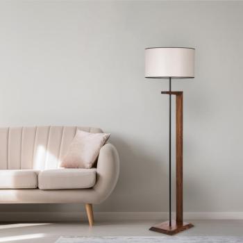 ASIR Stojacia lampa MENEKSE orechová krémová obrázok