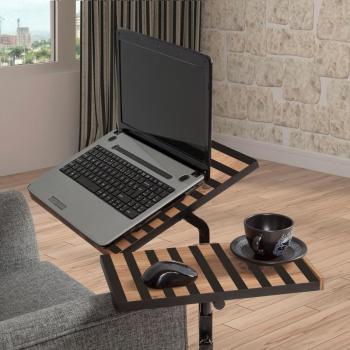 ASIR Stôl na notebook GLEN borovica atlantic black obrázok