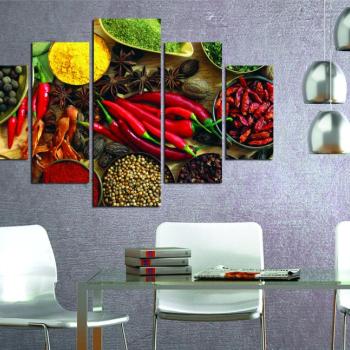 ASIR Súprava nástenných obrazov CHILLI 92 cm MDF obrázok