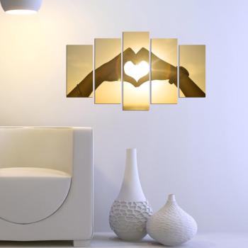 ASIR Súprava nástenných obrazov RUKY 110 cm MDF obrázok