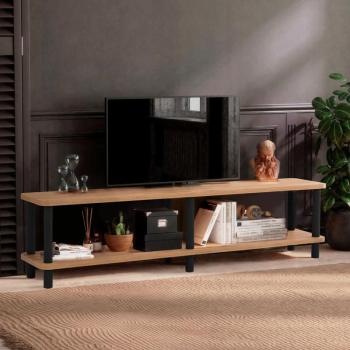 ASIR TV stolík LADA 180 atlantic pine black obrázok