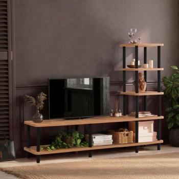 ASIR TV stolík MEZZA borovica atlantic black obrázok