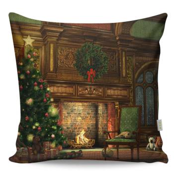 ASIR Vankúš VIANOČNÝ KOZUB 43 x 43 cm bavlna/polyester obrázok