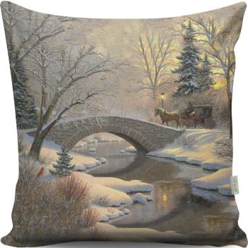 ASIR Vankúš ZIMNÁ KRAJINA 43 cm polyester-bavlna obrázok