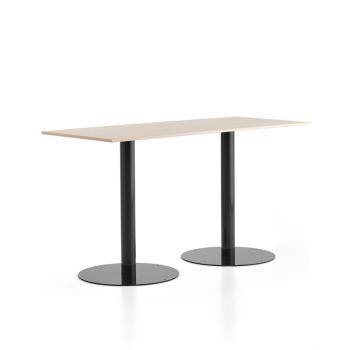 Barový stôl ALVA, 1800x800x1000 mm, antracit, breza obrázok
