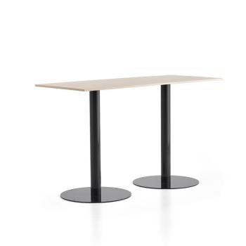Barový stôl ALVA, 1800x800x1100 mm, antracit, breza obrázok