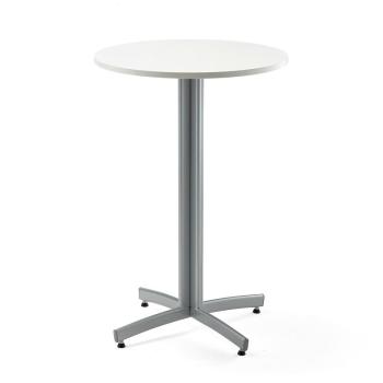 Barový stôl SANNA, Ø 700x1050 mm, biela, šedá obrázok