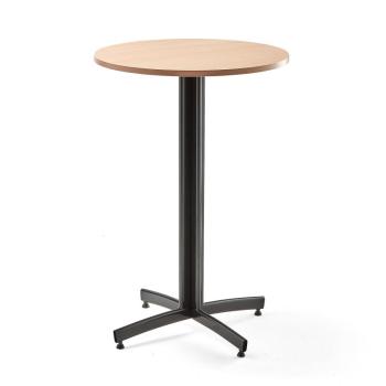 Barový stôl SANNA, Ø 700x1050 mm, buk, čierna obrázok