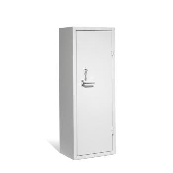 Bezpečnostná skriňa s mech. zámkom CONTAIN, 1500x550x400 mm, biela obrázok
