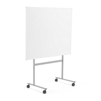 Biela magnetická tabuľa s kolieskami DORIS, 1500x1200 mm obrázok