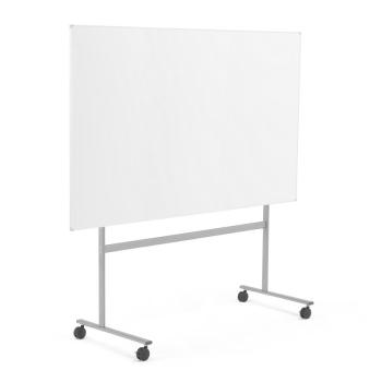 Biela magnetická tabuľa s kolieskami DORIS, 2000x1200 mm obrázok