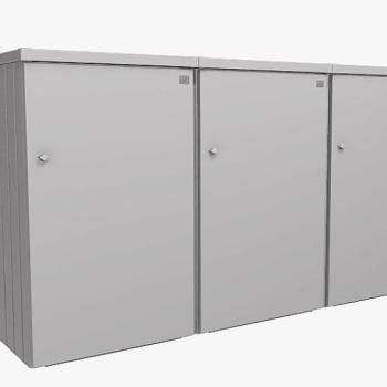 Biohort Box na odpadkový kôš BIOHORT Alex 3 (strieborná metalíza) obrázok