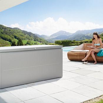 Biohort Designový účelový box LoungeBox (sivý kremeň metalíza) 200 cm (2 krabice) obrázok