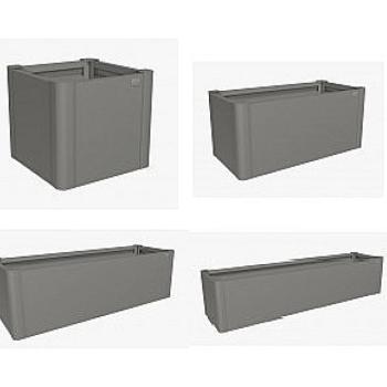 Biohort Hrantík Belvedere MINI 45 cm (sivá kremeň metalíza) 201 cm (3 krabice) obrázok