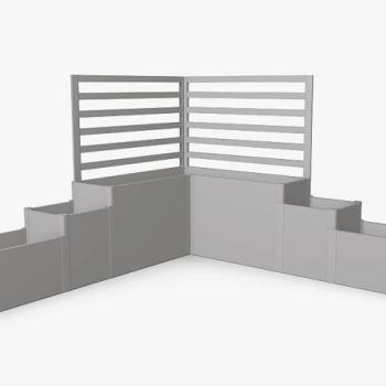 Biohort Kvetinový kvetináč systém DaVinci verzia 1 (strieborná metalíza) obrázok