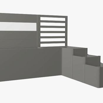 Biohort Kvetinový kvetináč systém DaVinci verzia 2 (sivá kremeň metalíza) obrázok