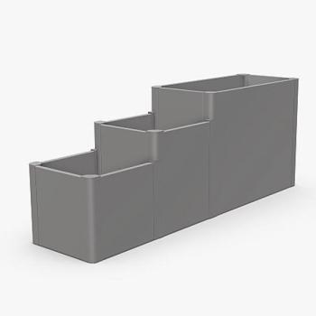 Biohort Kvetinový kvetináč systém DaVinci verzia 3 (strieborná metalíza) obrázok