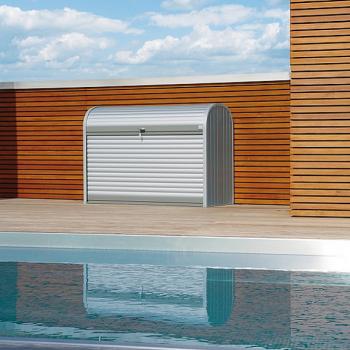 Biohort Mnohostranný účelový roletový box StoreMax vel. 160 163 x 78 x 120 (sivá kremeň metalíza) obrázok