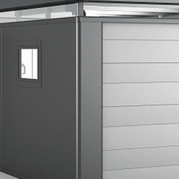 Biohort Okenní prvok k domčekom Biohort CasaNova  (tmavo sivá metalíza) ľevé obrázok